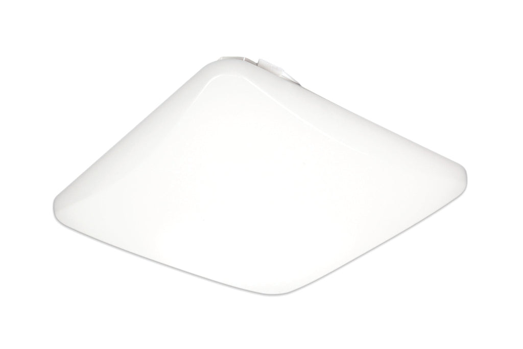 Lithonia FMLSL 14 20840 M4 16 watt LED 14" Square Cloud Ceiling Fixture, 4000K, 1100 lumens - Lighting Supply Guy