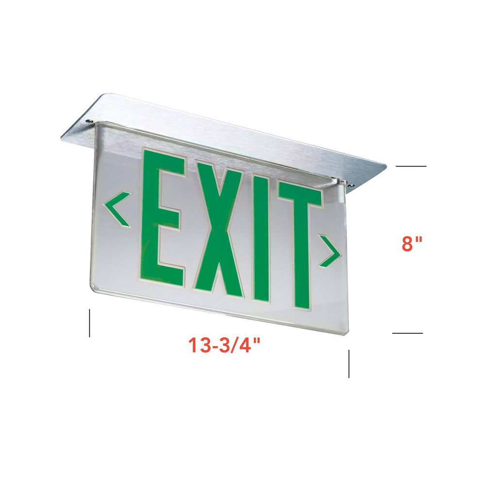 Lithonia LRP - W - 1 - GC - 120/277 Edge - Lit Exit Sign - Lighting Supply Guy