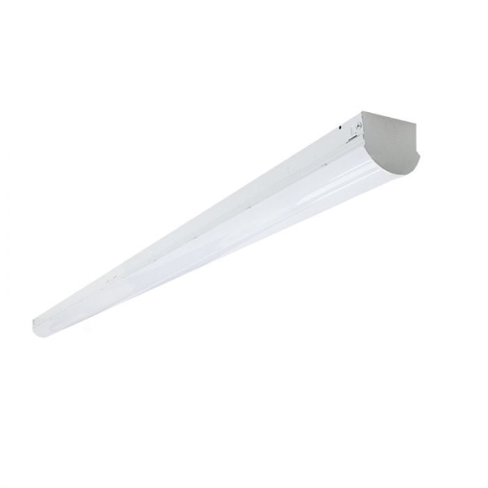 Westgate LSL-8FT-80W-50K-D  80 watt LED Strip Fixture, 8' length, Frosted White Polycarbonate lens, 5000K, 8400 lumens, 50,000hr life, 120-277 volt, White Finish