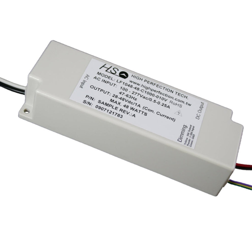 Magtech LF1048 - 48 - C0700 - 010V 48w LED Constant Current Driver - Lighting Supply Guy