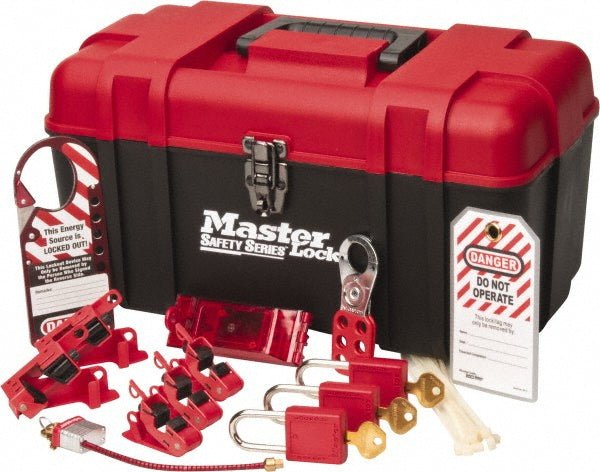 Master Lock 1457E410KA 13 Piece Electrical Lockout Kit - Lighting Supply Guy