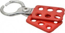 Master Lock 416 Lockout Hasp: Scissor - Action Hasp, Single Jaw, 6 Padlocks - Lighting Supply Guy