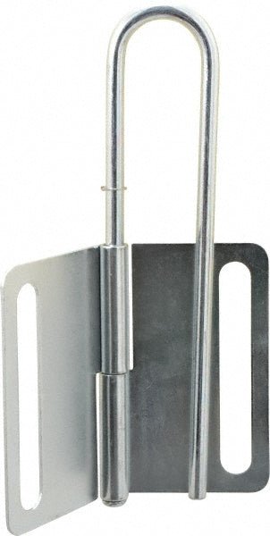Master Lock 419 Lockout Hasp: Fold - Over with Slot Hasp, Single Jaw, 8 Padlocks - Lighting Supply Guy