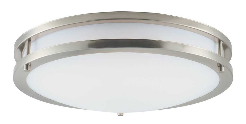 Maxim 55544WTSN 23w LED 16" Flush Mount - Lighting Supply Guy