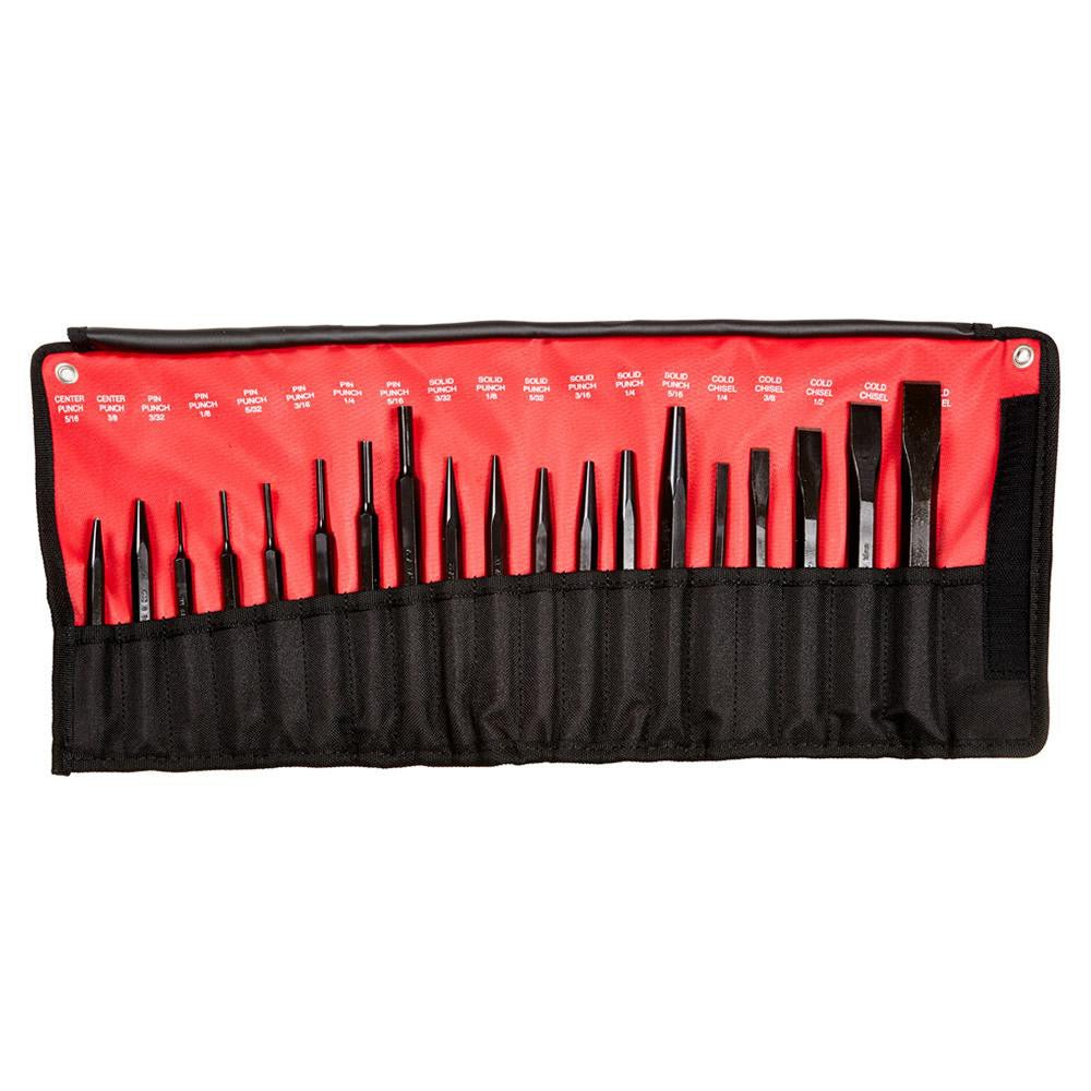 Mayhew 61019 19 Piece Punch & Chisel Set - Lighting Supply Guy