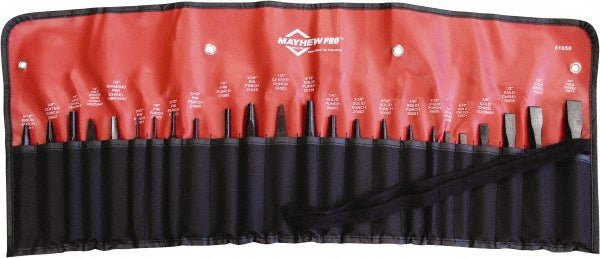 Mayhew 61050 24 Piece Punch & Chisel Set - Lighting Supply Guy