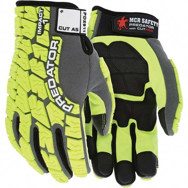 MCR Safety PD2911XXL Cut, Puncture & Abrasion - Resistant Gloves: Predator® PD2911, Size 2X - Large, ANSI Cut A5, ANSI Puncture 5, Synthetic, Leather & Spandex - Lighting Supply Guy