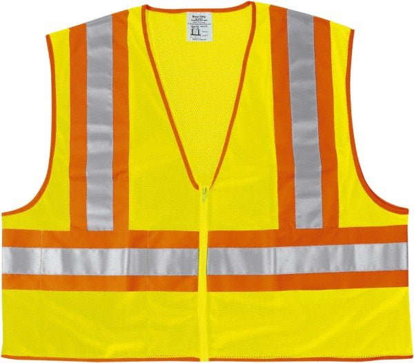 MCR Safety WCCL2LX2 High Visibility Vest: X - Large - Lighting Supply Guy