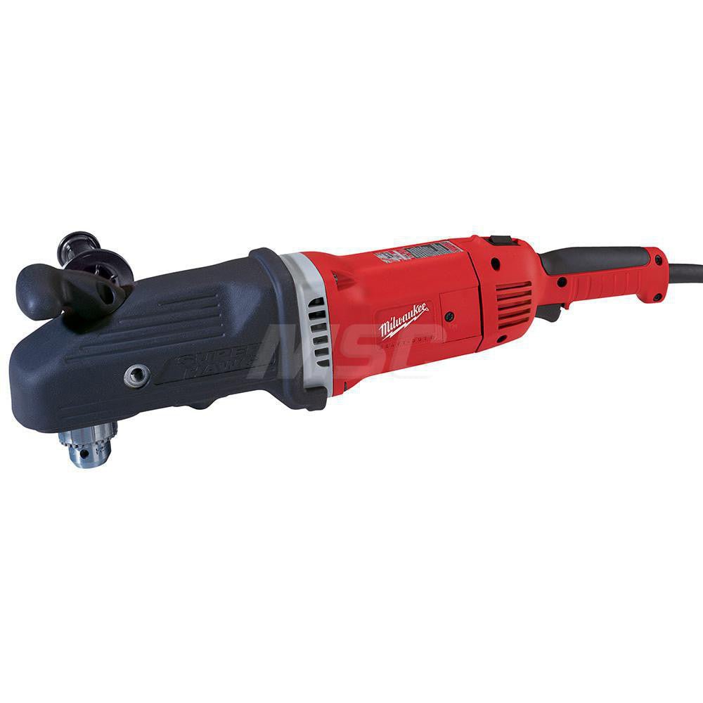 Milwaukee Tool 1680 - 20 Electric Drill: 1/2" Keyed Chuck, Angled - Lighting Supply Guy