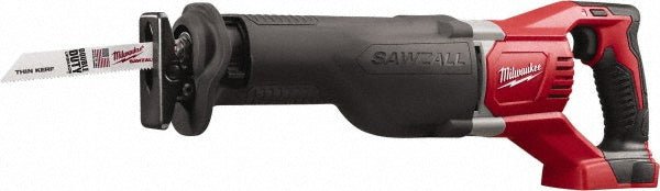 Milwaukee Tool 2621 - 20 Cordless Reciprocating Saw: 18V, 0 to 3,000 SPM, 1 - 1/8" Stroke - Lighting Supply Guy