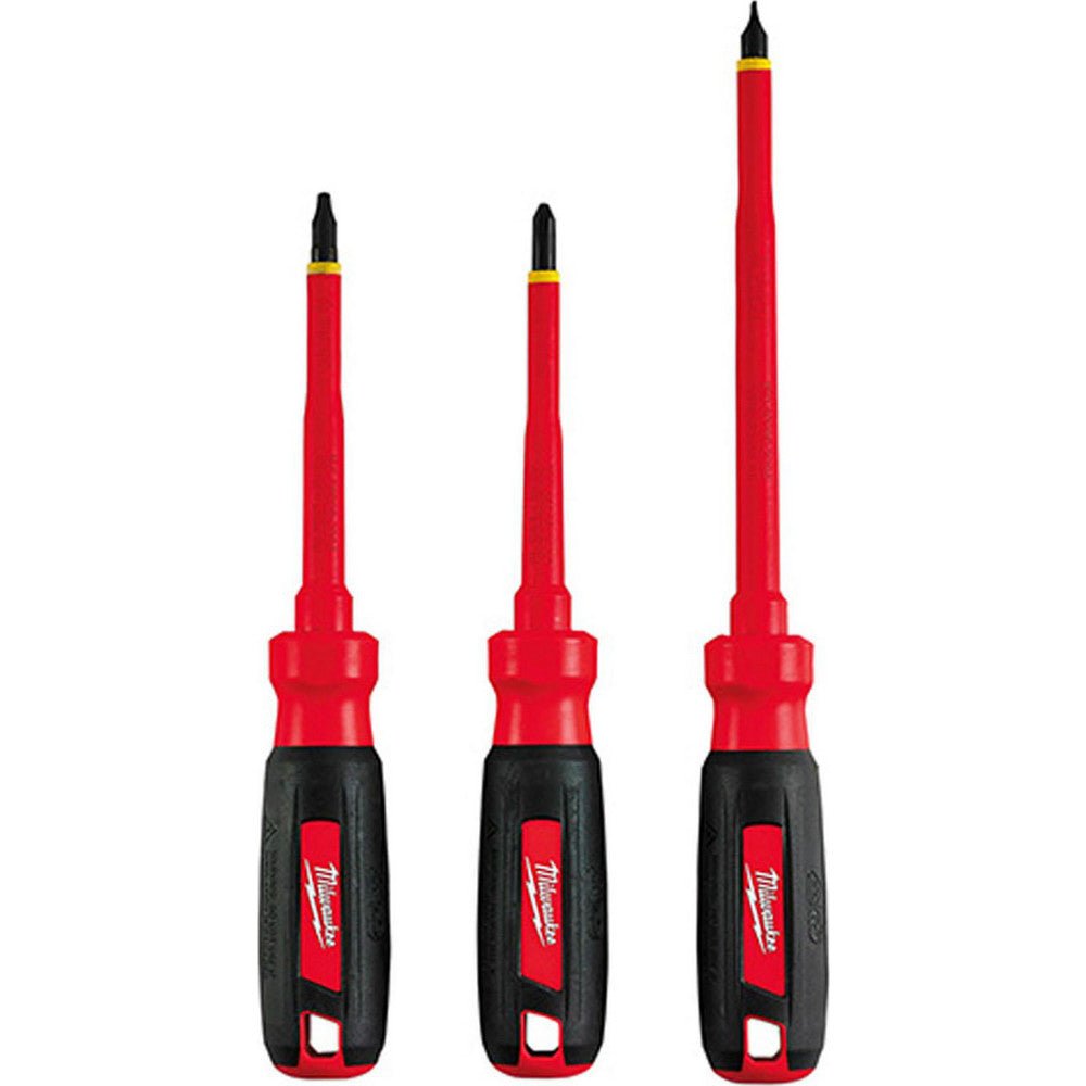 Milwaukee Tool 48 - 22 - 2202 Screwdriver Set: 3 Pc, Slotted - Lighting Supply Guy