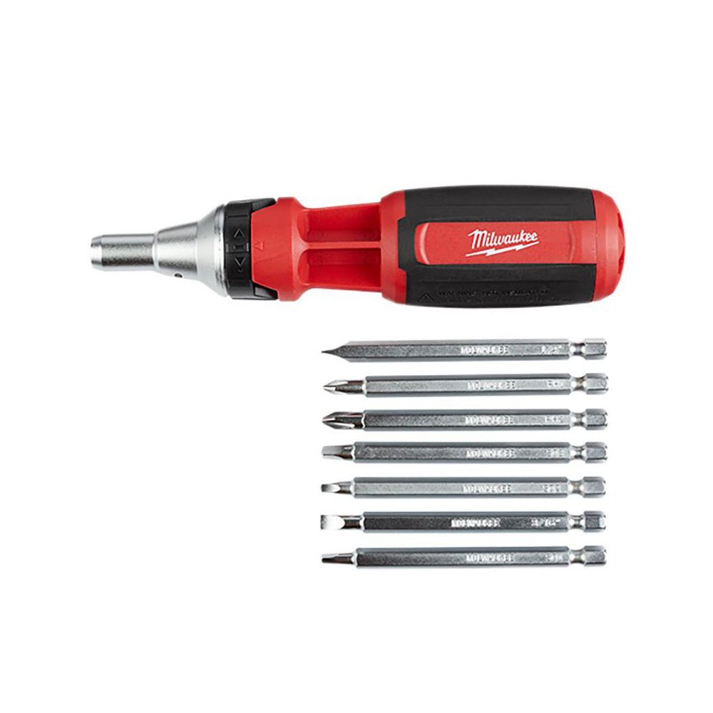 Milwaukee Tool 48 - 22 - 2322 Barrel Grip Multi - Bit Screwdriver - Lighting Supply Guy