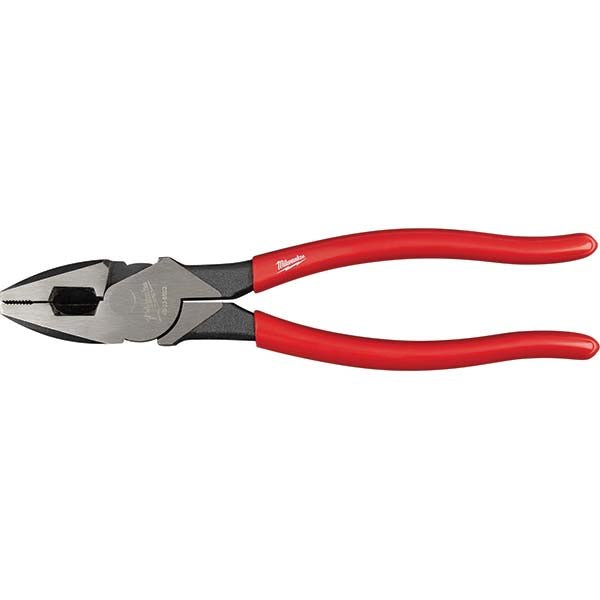 Milwaukee Tool 48 - 22 - 6502 Pliers; Plier Type: High Leverage ; Wire Size: 0.3800 ; Body Material: Alloy Steel ; Handle Type: Comfort Hand Grip ; Handle Color: Red ; Handle Material: Alloy Steel - Lighting Supply Guy