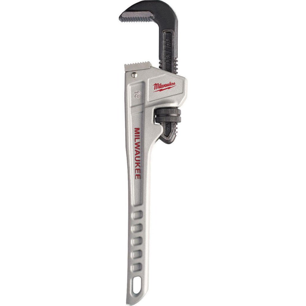 Milwaukee Tool 48 - 22 - 7214 Pipe Pipe Wrench: 2" Max, 14" OAL, Aluminum - Lighting Supply Guy