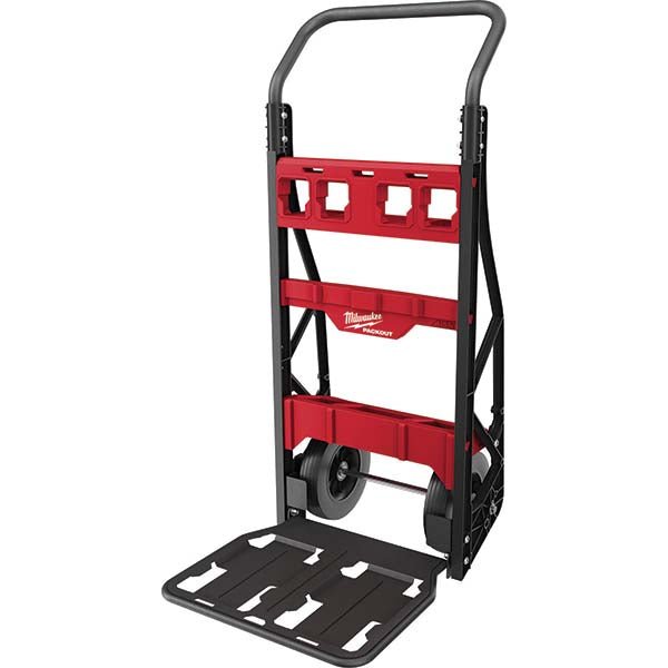 Milwaukee Tool 48 - 22 - 8415 Hand Truck: 400 lb Capacity, 20" Wide, 20" Deep, 48" High - Lighting Supply Guy