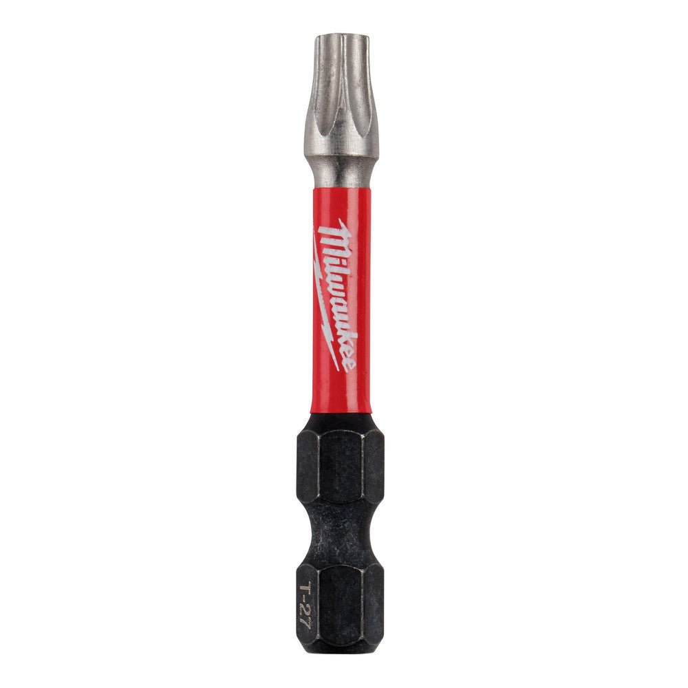 Milwaukee Tool 48 - 32 - 4486 Torx Screwdriver Bits; End Type: Torx ; Torx Size: T27 ; Overall Length (Inch): 2 ; Material: Steel ; Hex Size (Inch): 1/4 ; UNSPSC Code: 20111614 - Lighting Supply Guy