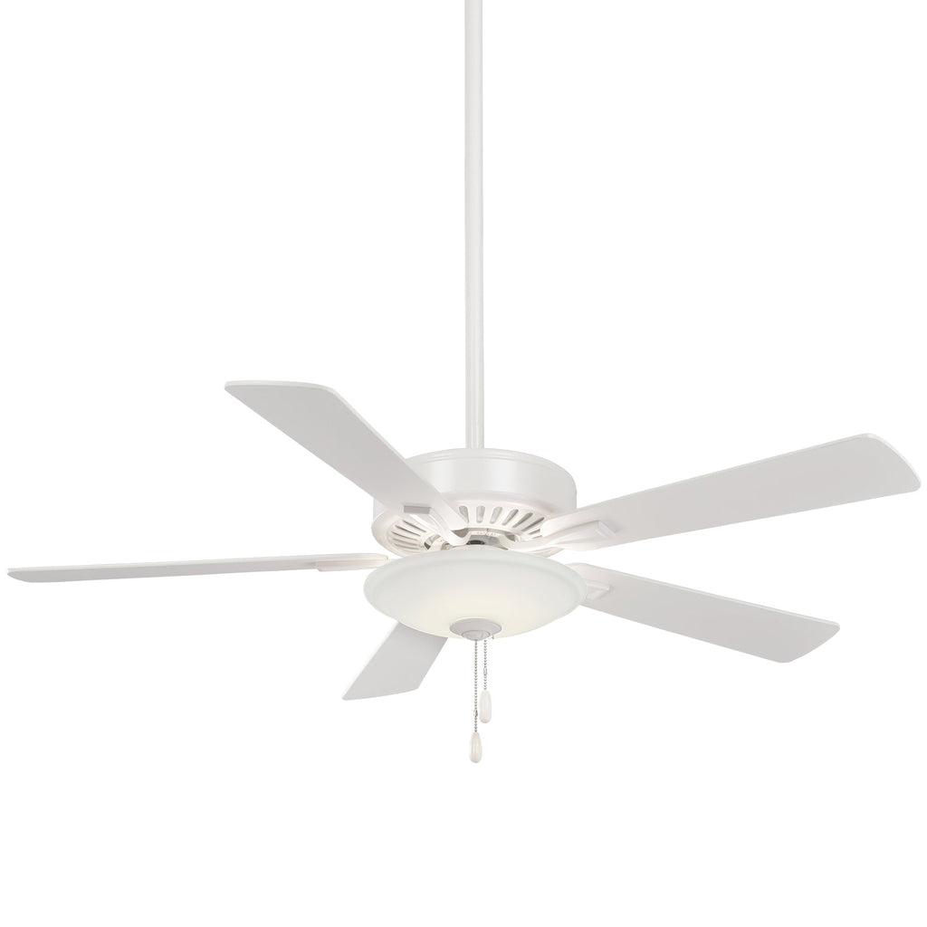 Minka Aire F656L - WH 52'' Ceiling Fan, 5 - Blade, 24w LED, 3000K, White Finish - Lighting Supply Guy