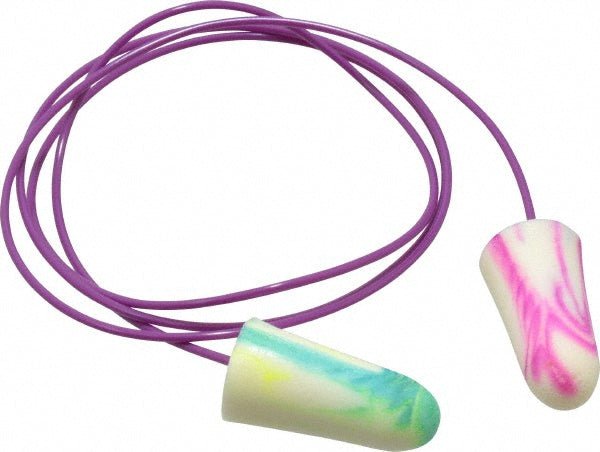 Moldex 6654 Earplugs: Non - PVC Foam, Bullet, Roll Down, Corded - Lighting Supply Guy