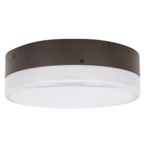 NaturaLED FX10RCM29SW/9CCT3/DB 7670 Round 10" Ceiling Mount Fixture in Bronze - Lighting Supply Guy