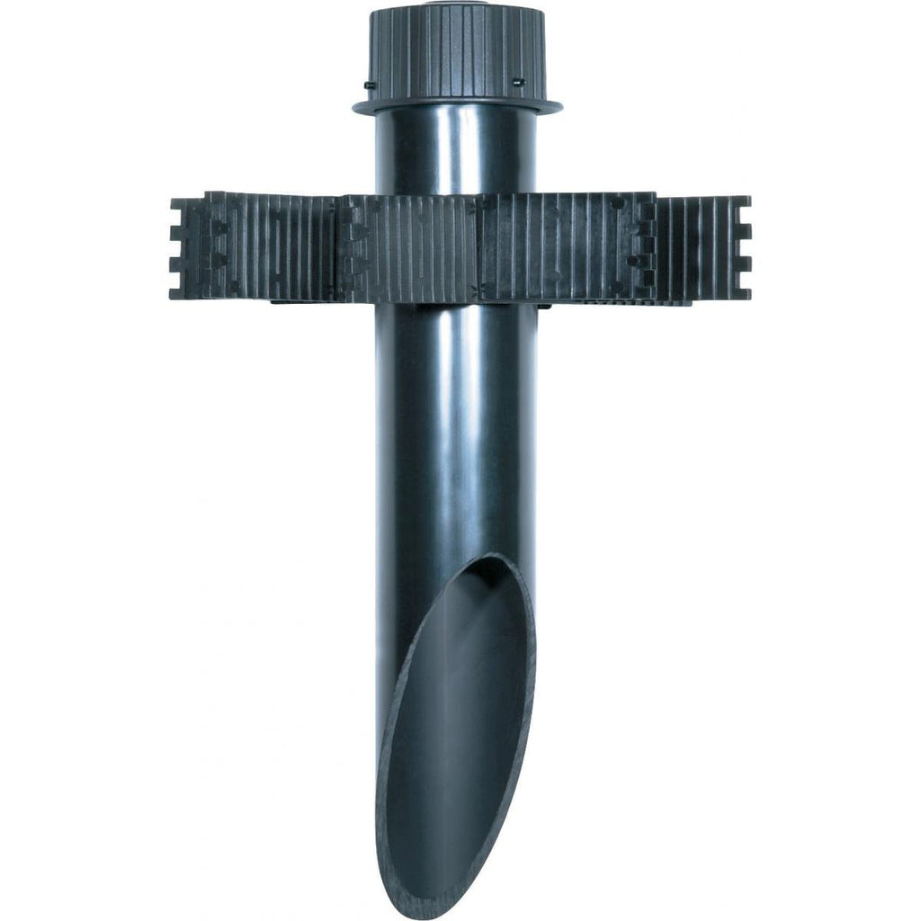 Nuvo 76 - 641 19in. x 2 - 7/8in. diameter PVC Mounting Post, Bronze Finish, with Metal Cap - Lighting Supply Guy