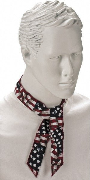 OccuNomix 940 - WAV Cooling Bandana: Size Universal, Blue, Red & White, No Slimy Feel & Triple Washed - Lighting Supply Guy