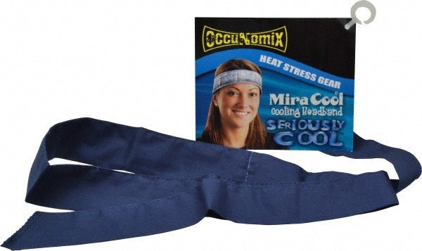 OccuNomix 954 - 018 Cooling Headband: Size Universal, Navy Blue, No Slimy Feel & Triple Washed - Lighting Supply Guy