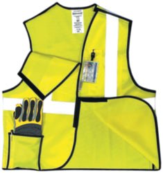 OccuNomix LUX - SSBRPC - YL High Visibility Vest: Large - Lighting Supply Guy