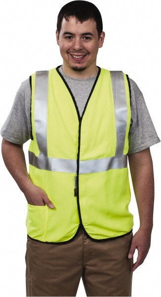 OccuNomix LUX - SSG/FR - YL High Visibility Vest: Large - Lighting Supply Guy