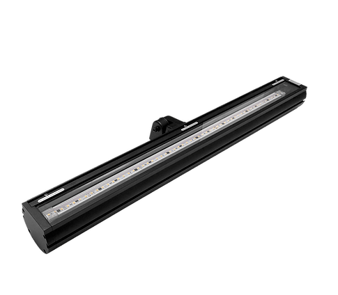 Orgatech 1400S - 8 - LS - 30 - AC120 - ND - 120 - SW - BZ - G - P 1400s Architura Signlighter 8 ft, LED standard output 4W/FT, 3000K, 120VAC, non - dimming, 120 degree optics, swivel mount, bronze finish, glareshield, permapost - Lighting Supply Guy