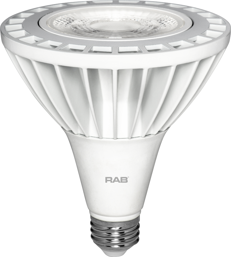 Rab PAR38-26-930-25D-ND E26 CRI90 3000K Dim 25deg PAR38 26W 250EQ 2400lm Lamp