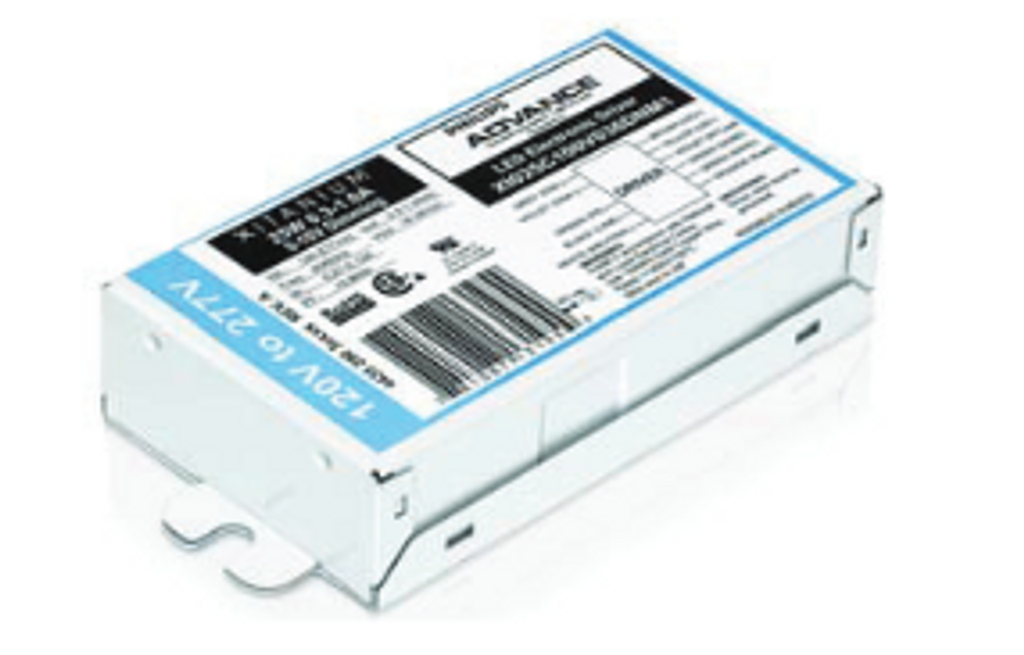 Advance XI025C100V036DNM1M 120-277 volt Constant Current LED Driver, 25W, 18-36V Output Current,1000mA, 0-10V Dimming