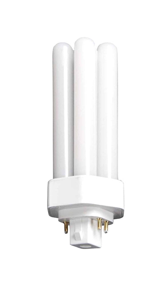 TCP LPLU26A2527K 15 watt Omnidirectional LED Plug-and-Play Lamp to replace 26W CFL, 4-Pin (G24q/GX24q) Base, 2700K, 1350 Lumens, 25,000hr life, Ballast Compatible, Replaces 13W-18W-26W CFL, MOL 4.8"