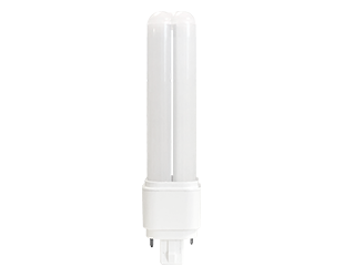 RAB PLC-7-O-840-HYB 7 watt LED Omni Directional 13w/18w Replacement CFL Lamp, 4-pin (G24q) base, 4000K, 900 lumens, 50,000hr life, 120-277 volt, Non-Dimmable