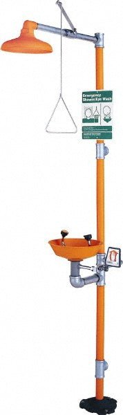 PRO - SAFE PSG1902P 1 - 1/4" Inlet, 20 GPM shower Flow, Drench shower & Eyewash Station - Lighting Supply Guy