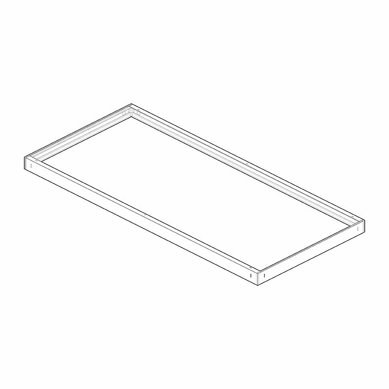 Westgate LPNG-SRFC-2X4 Surface Mount Kit for 2' x 4' LPNG Series Flat Panel