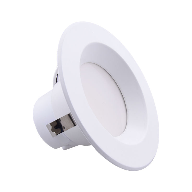 Westgate RDPS4-MCTP 8/10/13w LED Power Adjustable 4" Recessed Composite Light Trim, Includes Medium (E26) Adapter, 27/30/35/40/50K, 640-1040 lumens, 50,000hr life, 120 volt, White Smooth Finish, Dimmable