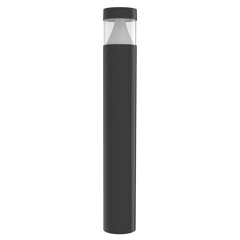 Westgate BOL-42-R-C-C-MCTP-BK 22 watt LED 42" x 6" Dome Top Bollard, 3000 lumens, Color Selectable, Black Finish