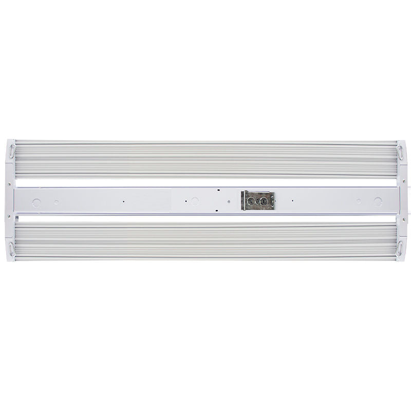 Westgate LLHB4-200W-MP-40K-D 100/150/200w LED Power Adj 4ft High Bay Fixture, 48" x 13.75", 4000K, 155 lumen/watt, 50,000hr life, 120-277 volt, White Finish, 0-10v Dimming