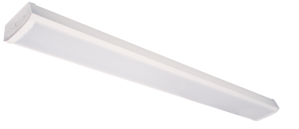 Westgate WAE-4FT-40-65W-MCTP-DD 4' LED Economy Surface Wrap CCT Selectable - 3,200 thru 5,200 Lumens - Dual Dimmable - 120-277V, White