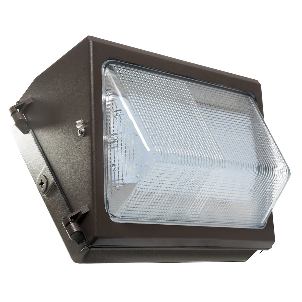 Westgate WML-HL-60W-30K 60 watt LED Non-Cutoff Wallpack Fixture, 3000K, 8700 lumens, 70,000hr life, 120-277 Volt, 0-10V Dimming, Dark Bronze Finish