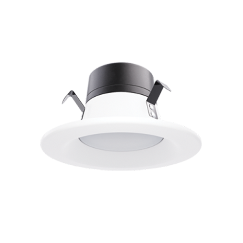 Portor Lighting PT-DLR-B-4I-5C3P 8w/10w/12w LED 4" Baffle Retrofit Recessed Downlight, 27/30/35/40/50K, 550/700/850 lumens, 50,000hr life, 120 volt, White Baffle Finish, Triac Dimmable, 5 Year Limited Warranty