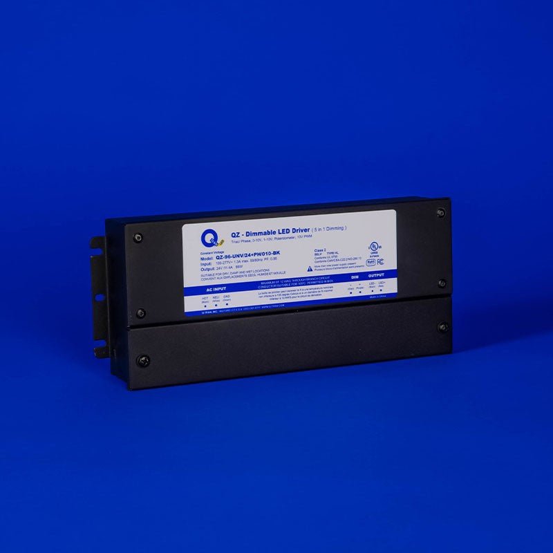 Q - Tran QZ - 96 - UNV - 24V - PH/10 - WH 96 watt Constant Voltage LED Driver - Lighting Supply Guy