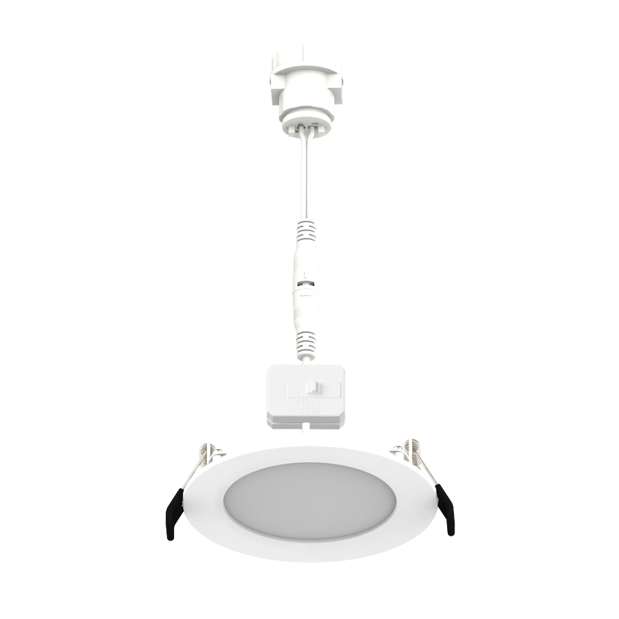 RAB DAISY4 - 4 Inch LED Wafer Smooth Trim in White with Driver - Lighting Supply Guy