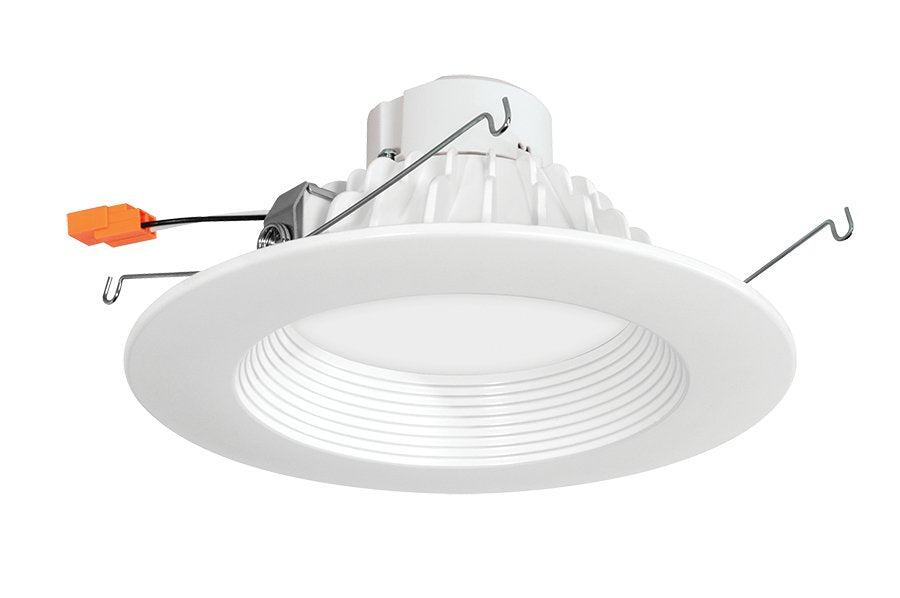 Rab DLED6R9Y 9 watt LED 6" Round Retrofit Downlight, 3000K, 786 lumens, 50,000hr life, 120 volt, Dimming, White Finish - Lighting Supply Guy