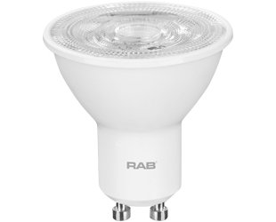 Rab GU10 - 4.5 - 827 - 35D - DIM 4.5w LED MR16 GU10 Lamp - Lighting Supply Guy