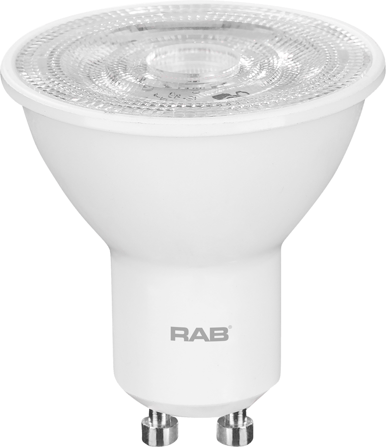 Rab GU10 - 4.5 - 850 - 35D - DIM 4.5w LED MR16 GU10 Lamp - Lighting Supply Guy
