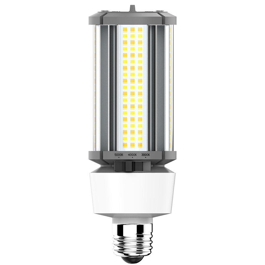 Rab HIDFA - 27S - E26 - 8CCT - BYP 12W/18W/27W Wattage Selectable LED HID Replacement Light Bulb - Lighting Supply Guy