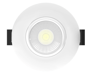 RAB Lighting G3 9w LED 3" Round Canless Gimbal Adjustable Trim - Lighting Supply Guy