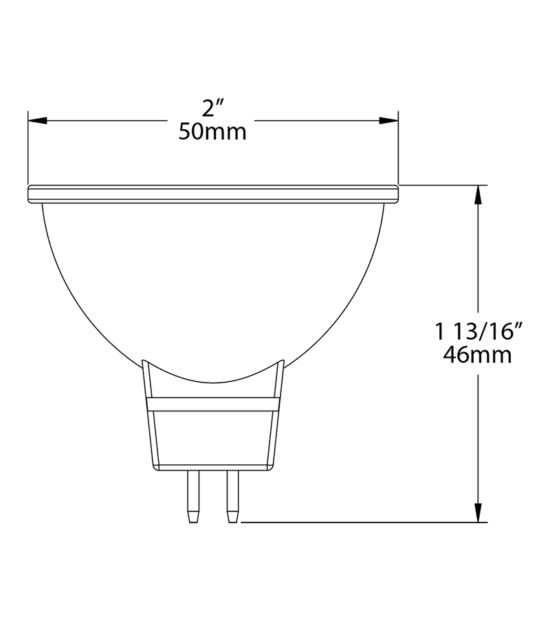 Rab MR16 - 5.5 - 850 - 35D - DIM 5.5 Watt MR16 - Lighting Supply Guy