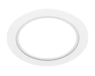 Rab RFLED - 6R - 8R - W White, round goof ring for 6" - 8" retrofit downlights - Lighting Supply Guy